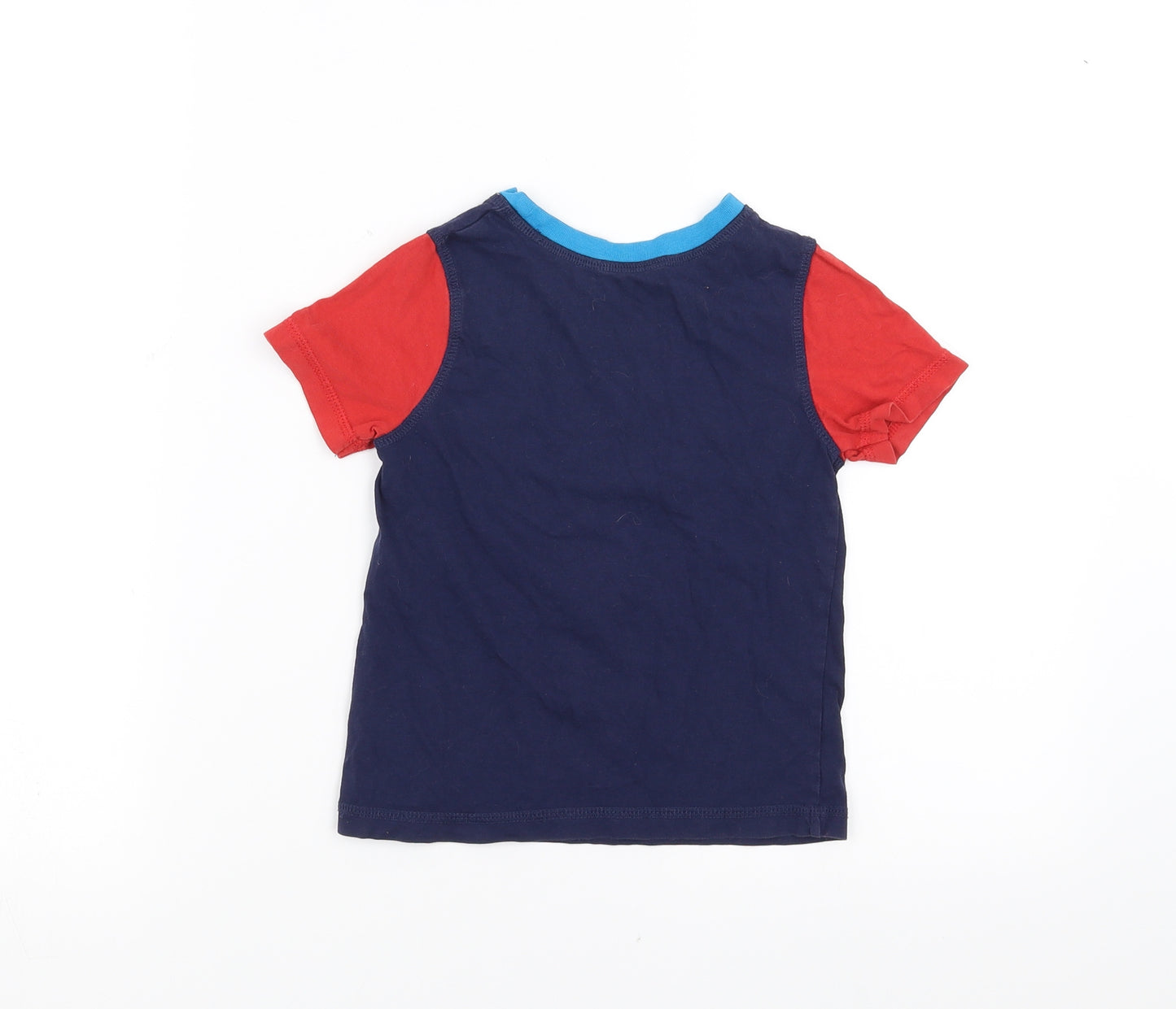 George Boys Blue   Basic T-Shirt Size 3-4 Years  - Monster