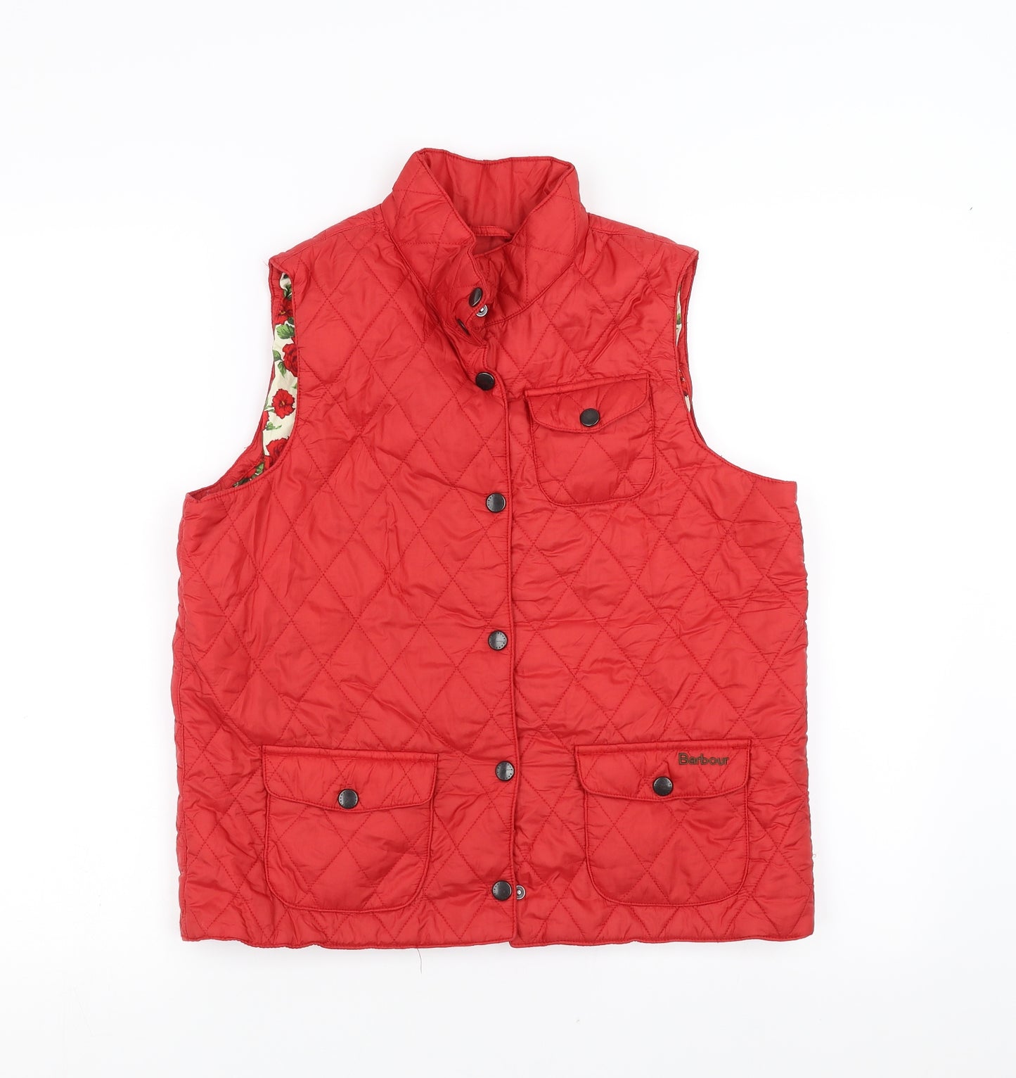 Barbour Girls Red   Gilet Jacket Size 14-15 Years  - Bodywarmer