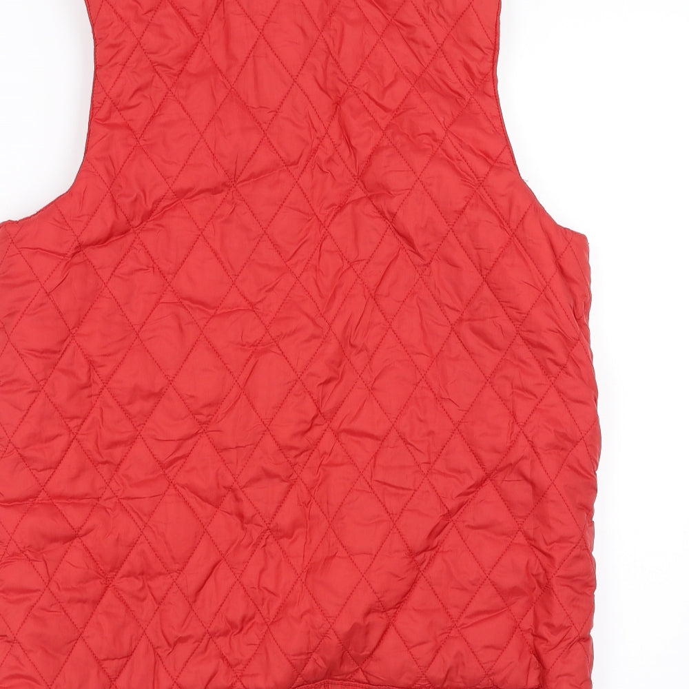 Barbour Girls Red   Gilet Jacket Size 14-15 Years  - Bodywarmer