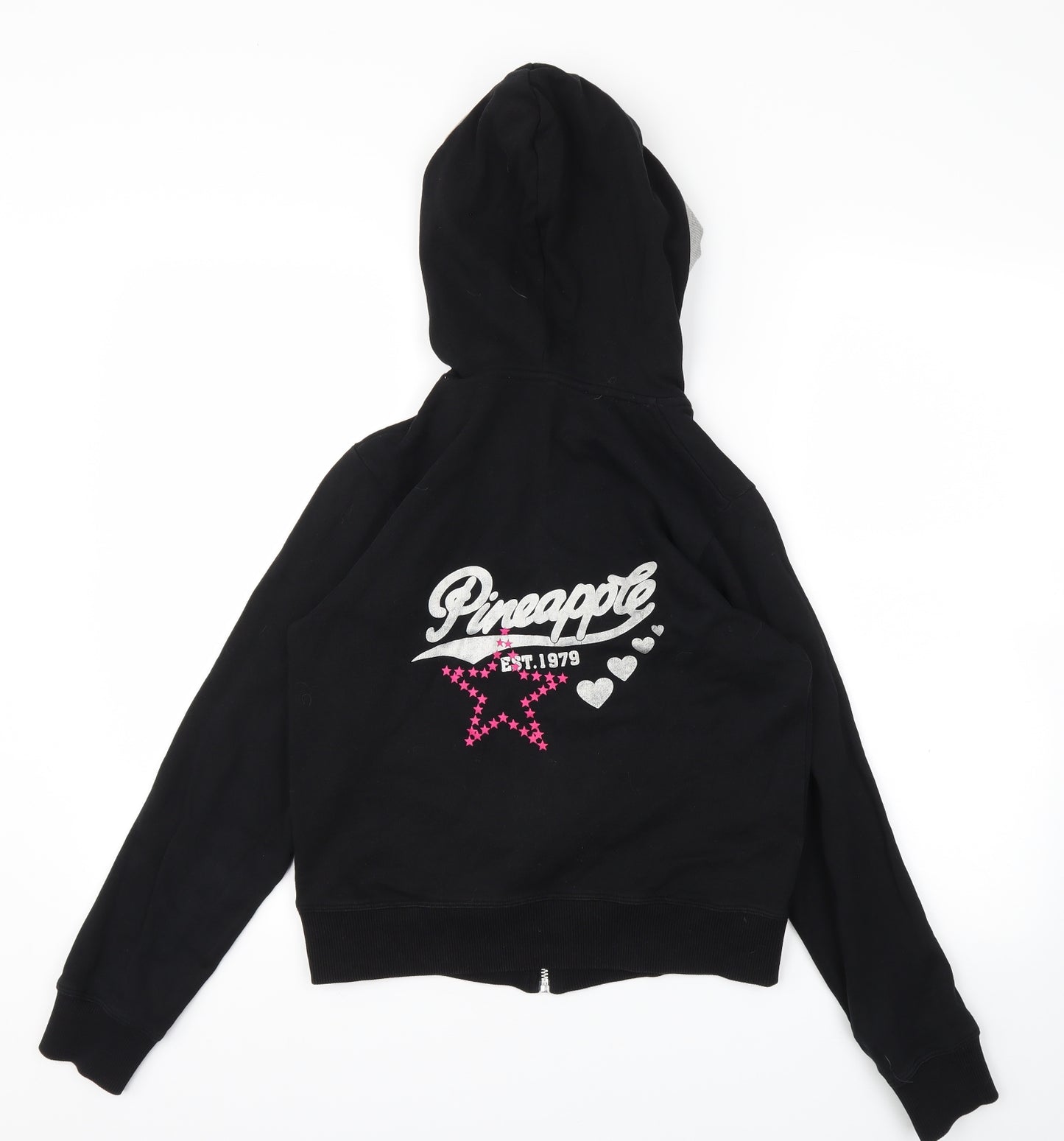 pinapple Womens Black   Full Zip Jumper Size 12