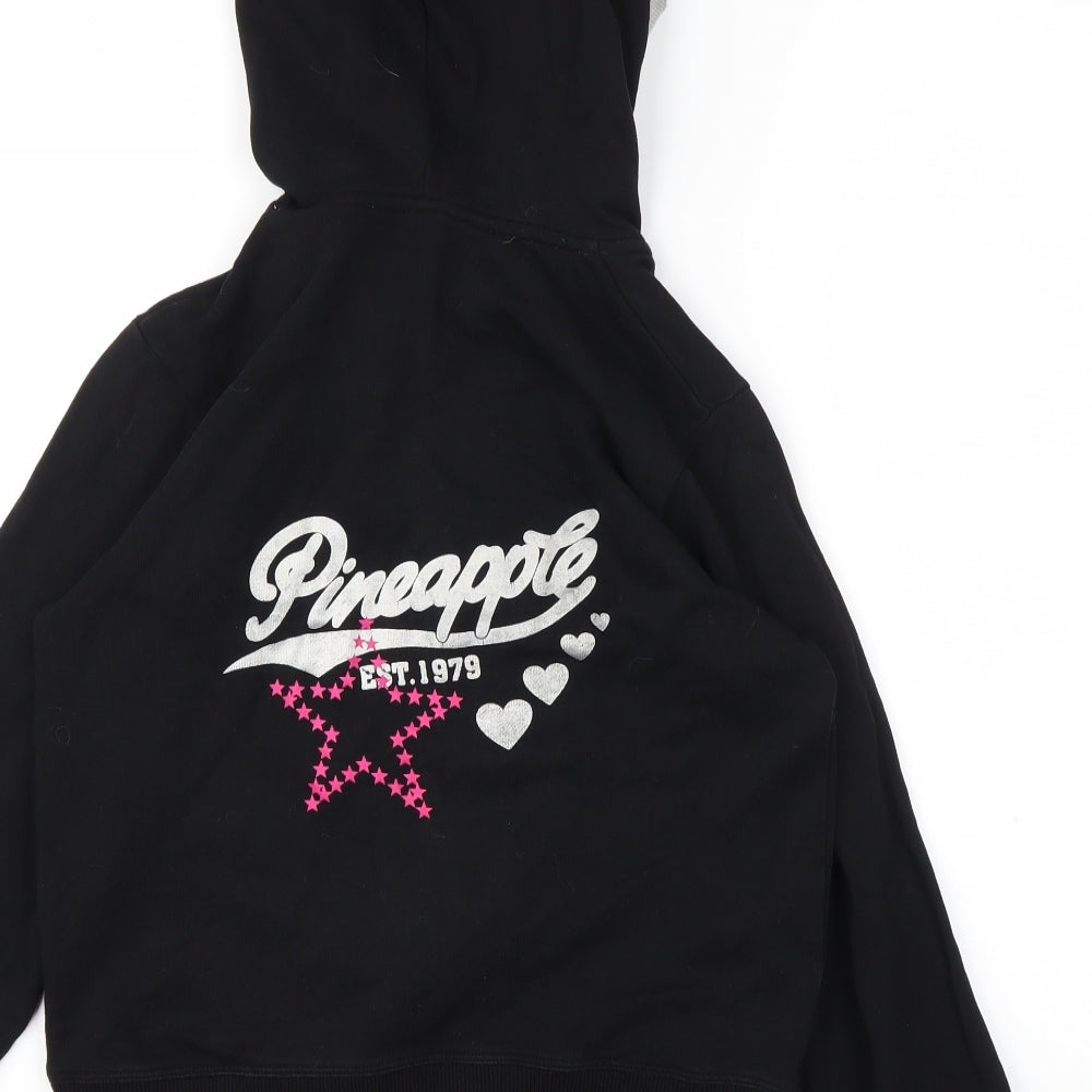 pinapple Womens Black   Full Zip Jumper Size 12