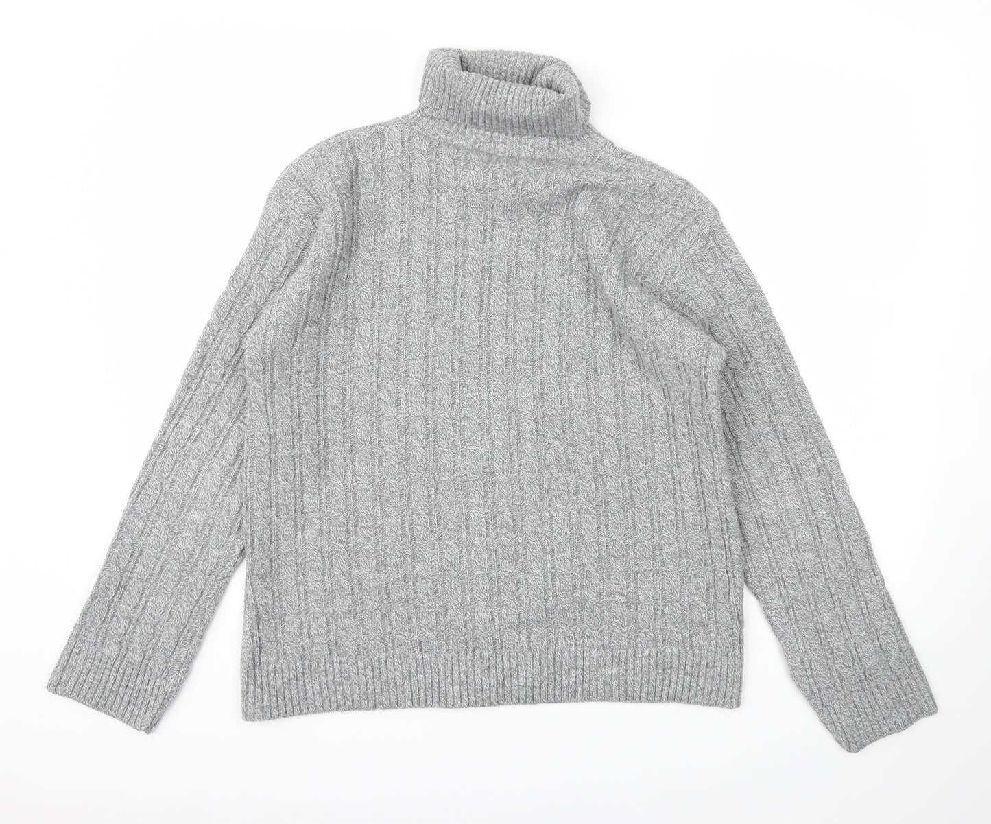 Preworn Womens Grey Houndstooth  Pullover Jumper Size M