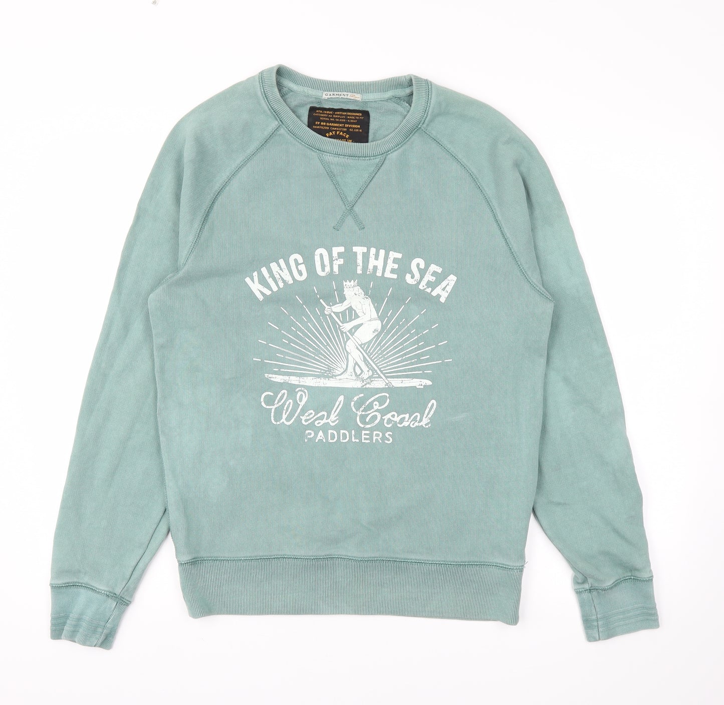 Fat Face Mens Green   Pullover Sweatshirt Size XS