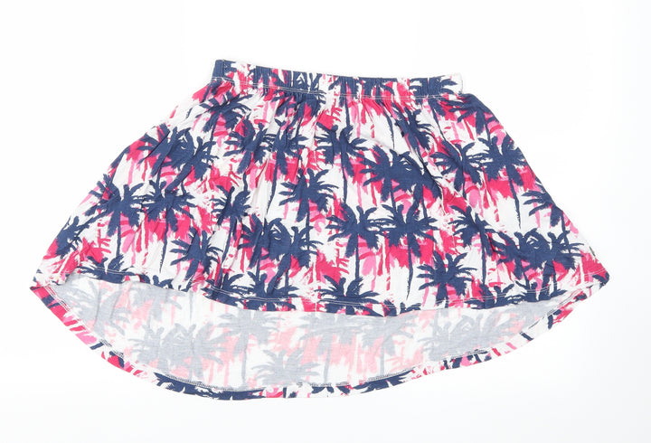 Lee Cooper Girls Blue Argyle/Diamond Flare Skirt Size 11-12 Years