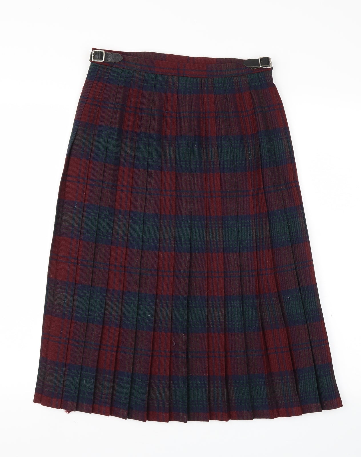 lan royal  Womens Red Fair Isle  Flare Skirt Size 12