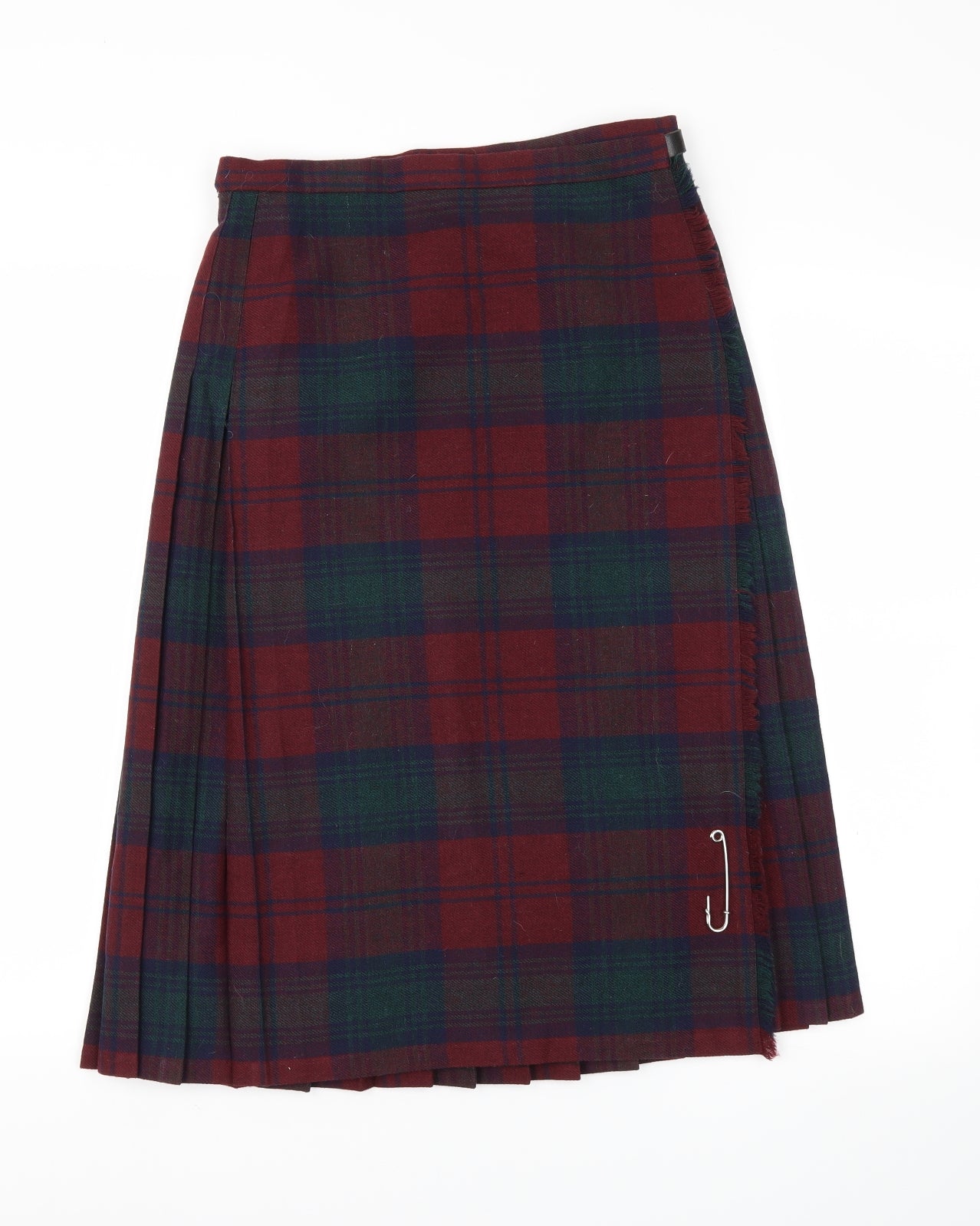 lan royal  Womens Red Fair Isle  Flare Skirt Size 12