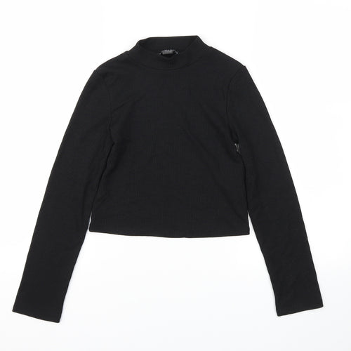 Primark Girls Black   Basic T-Shirt Size 10-11 Years