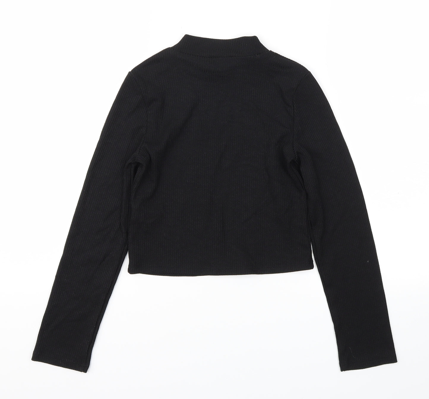 Primark Girls Black   Basic T-Shirt Size 10-11 Years