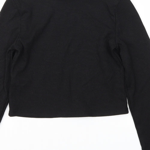 Primark Girls Black   Basic T-Shirt Size 10-11 Years