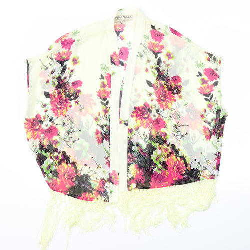 Parsian Collection Womens Multicoloured Floral  Cardigan Jumper Size 8