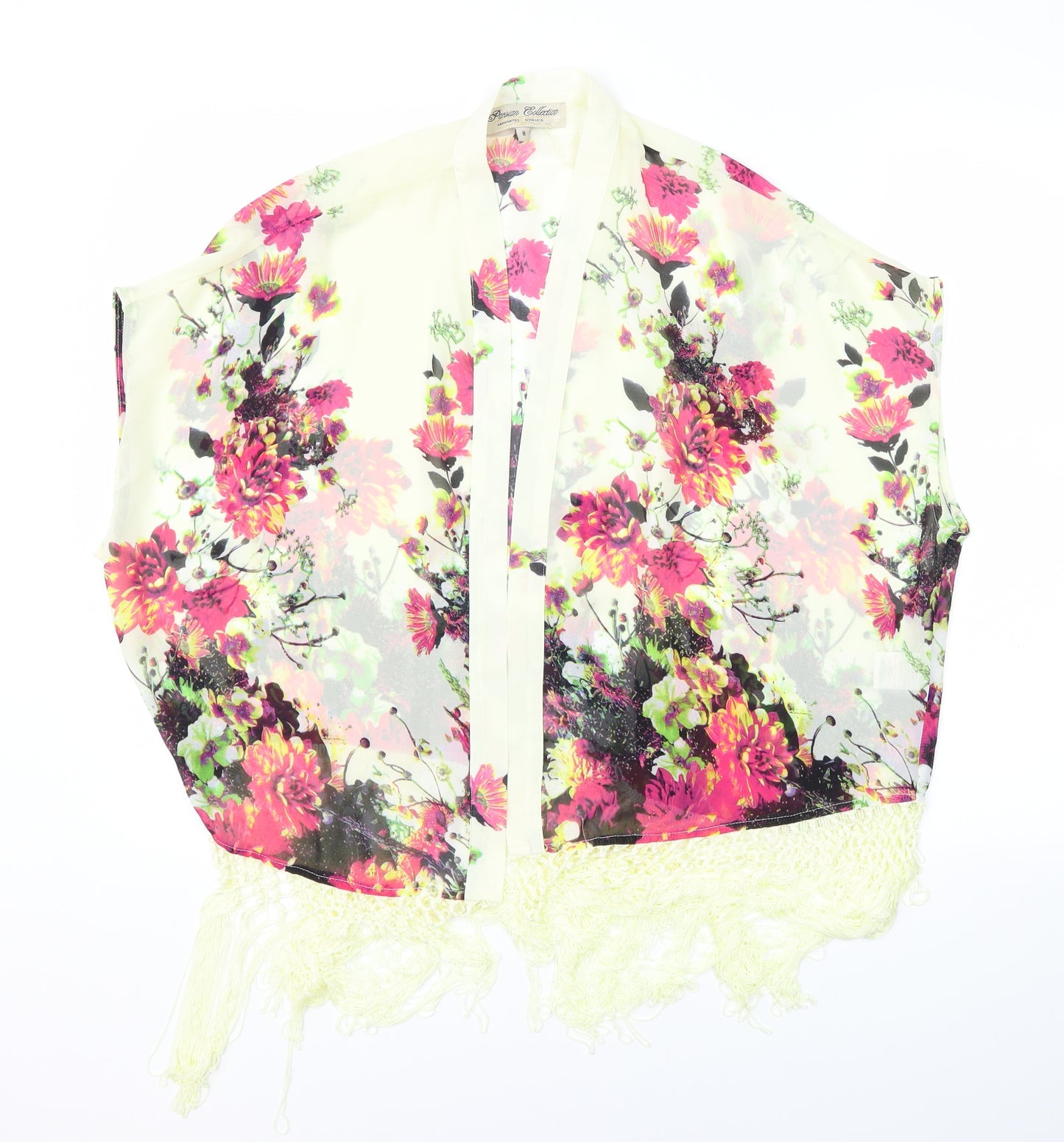 Parsian Collection Womens Multicoloured Floral  Cardigan Jumper Size 8