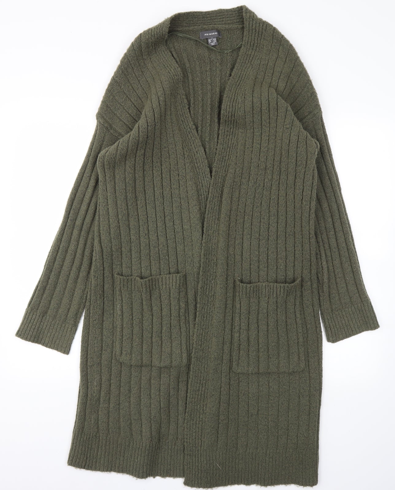 Primark Womens Green   Cardigan Jumper Size S