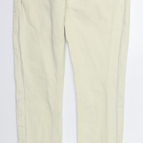 Next  Womens Yellow   Mom Jeans Size 12 L29 in