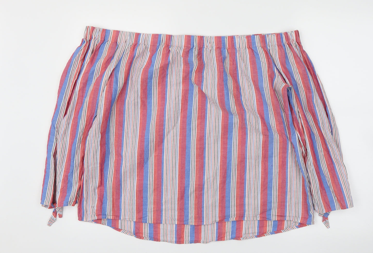 Papaya Womens Multicoloured Striped  Basic T-Shirt Size 16
