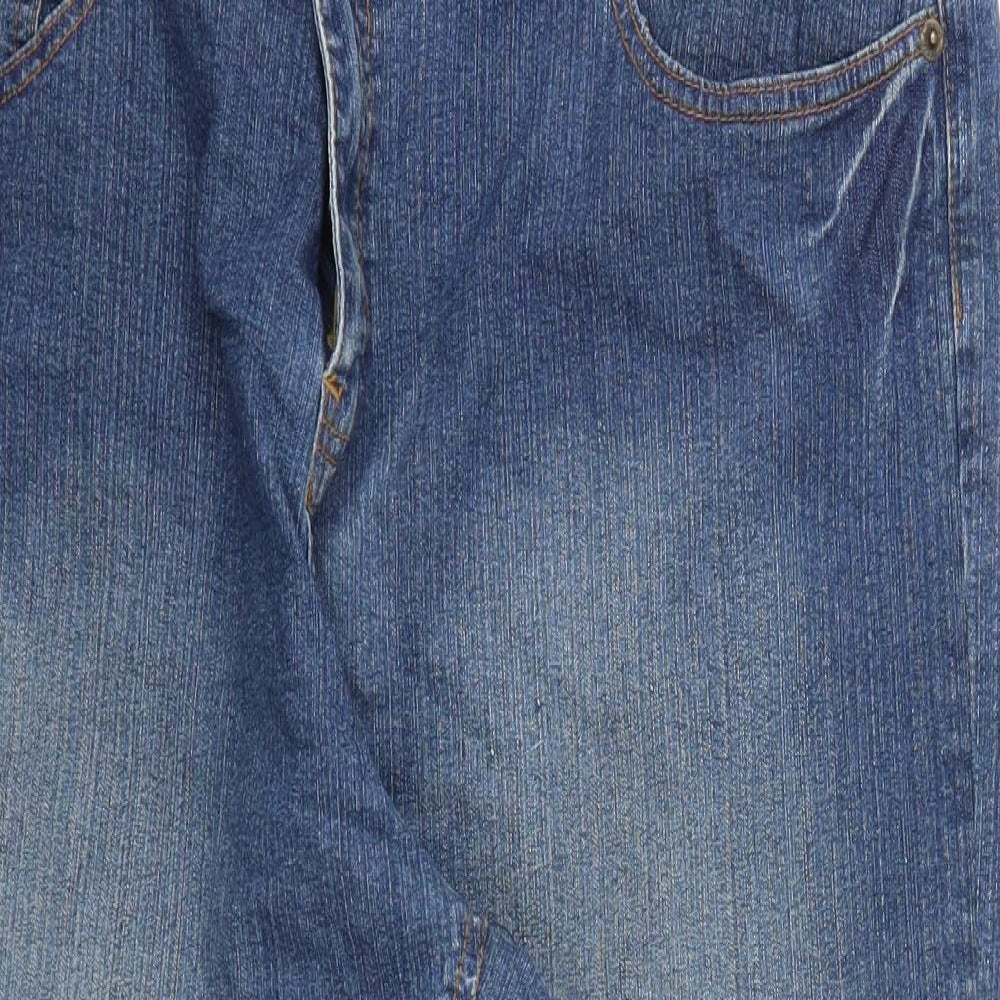 MIAMI  Womens Blue   Cropped Jeans Size 22 L23 in