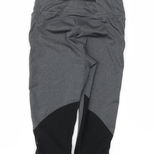 SPORFX Womens Grey   Capri Leggings Size 8 L20 in - Stretch waistband