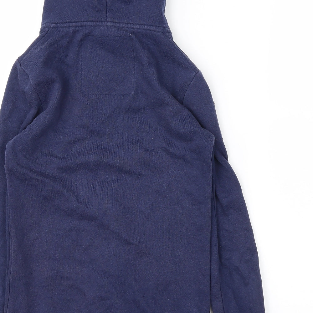Superdry Womens Blue   Full Zip Hoodie Size 8