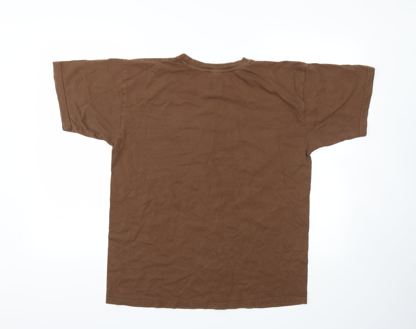 B&C  Mens Brown    T-Shirt Size M