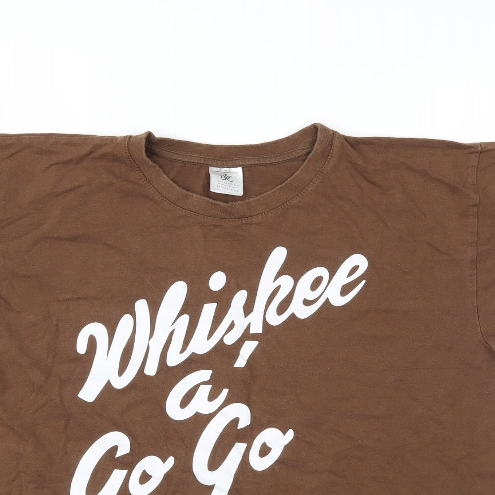 B&C  Mens Brown    T-Shirt Size M