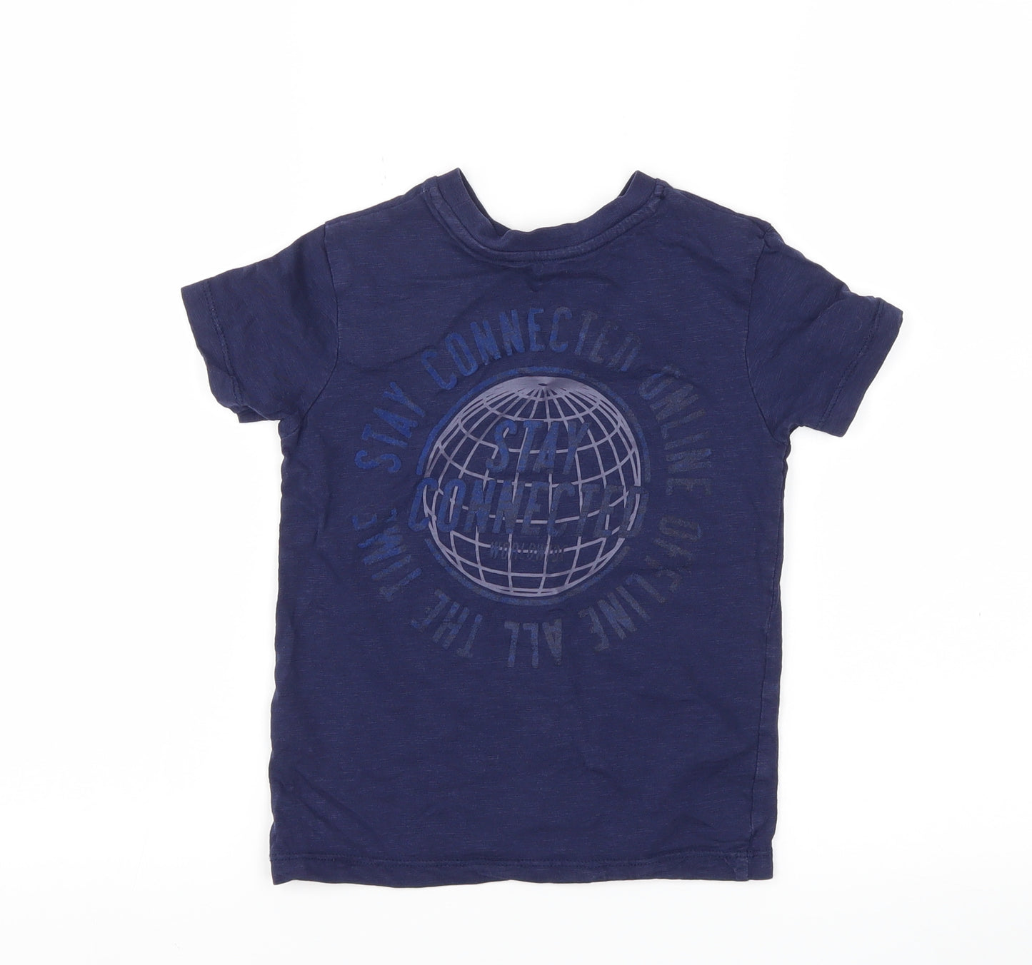 George Boys Blue   Basic T-Shirt Size 4-5 Years