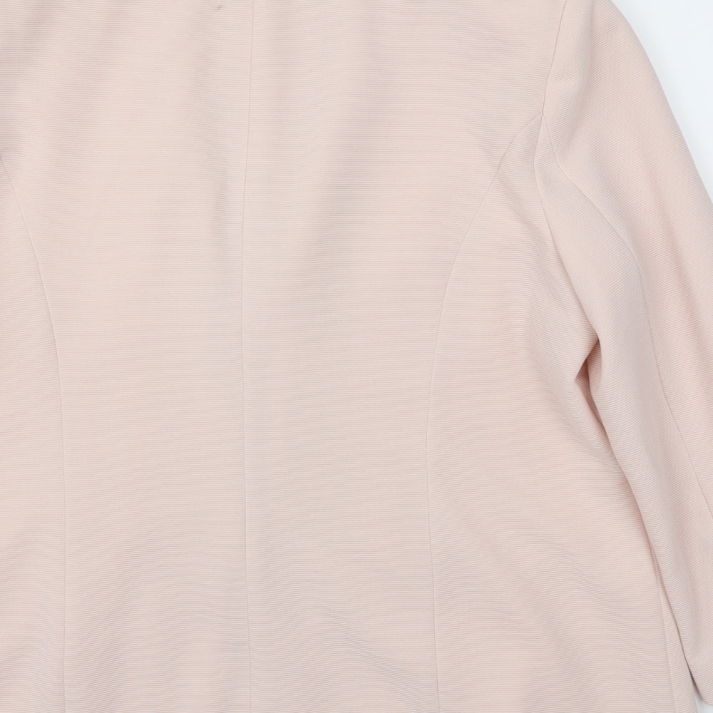 Wallis Womens Pink   Jacket Blazer Size 16