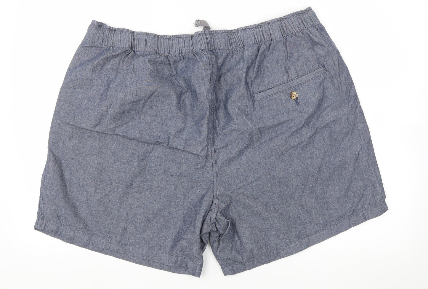 George Mens Blue   Chino Shorts Size 40 - Stretch waistband