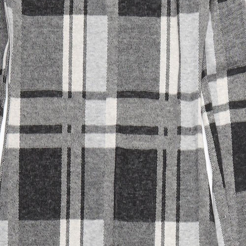 River Island Womens Grey Check  A-Line  Size 8