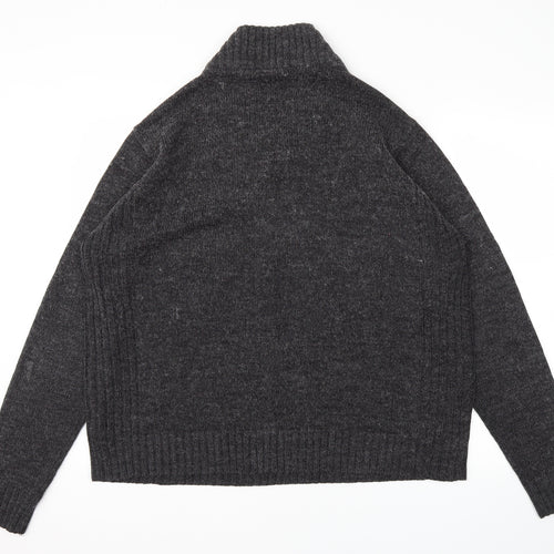 Ambrose Mens Grey   Pullover Hoodie Size L