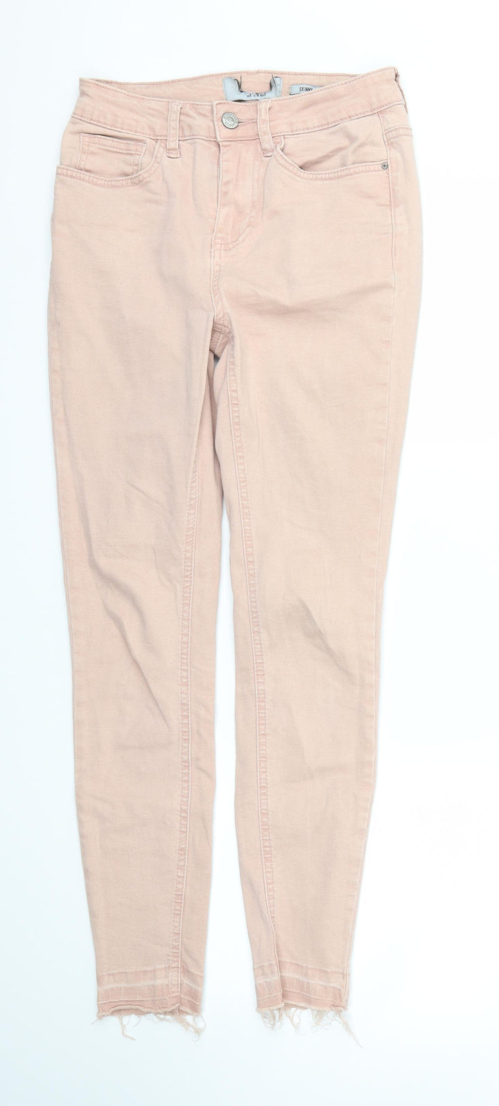 Preworn Womens Pink   Skinny Jeans Size 8 L28 in