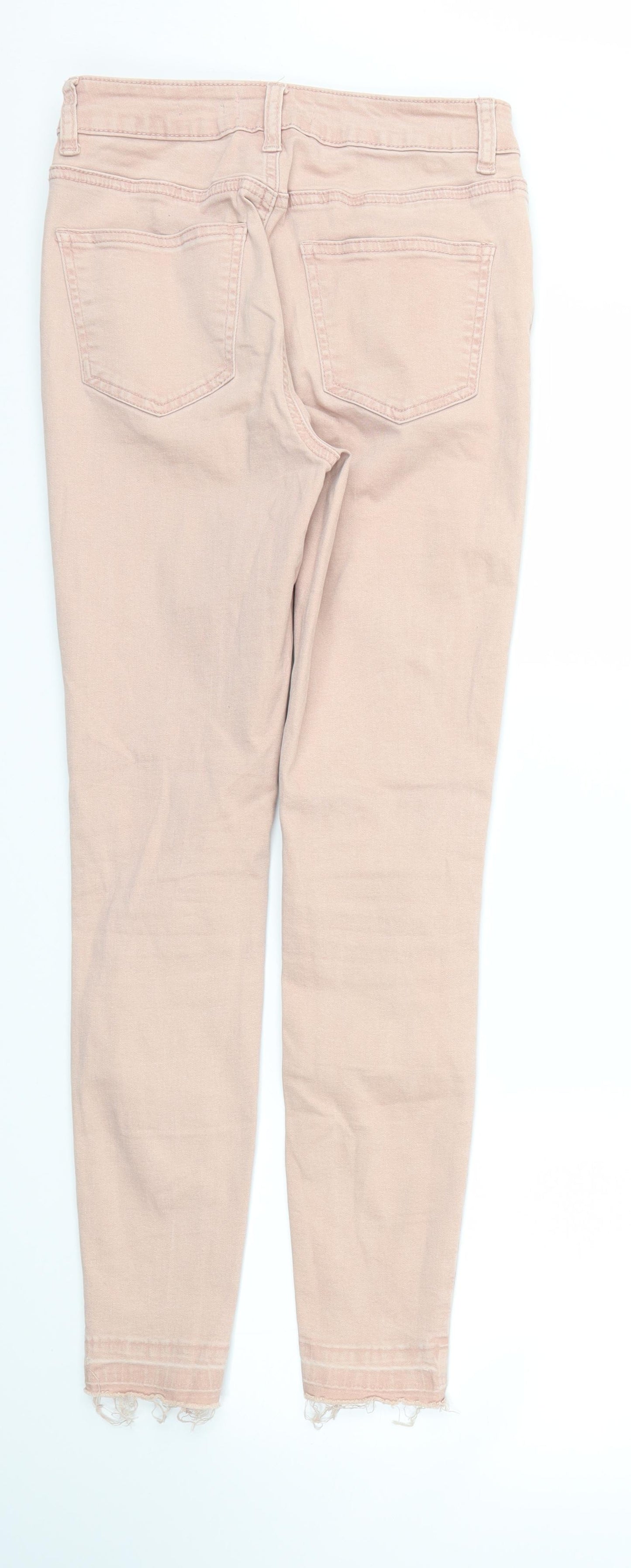 Preworn Womens Pink   Skinny Jeans Size 8 L28 in
