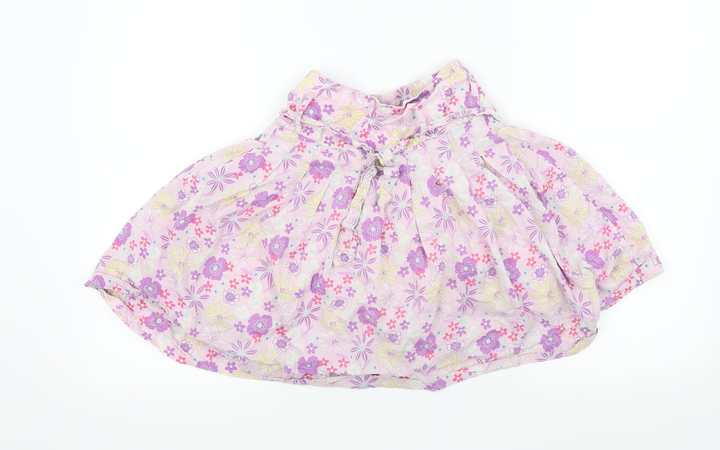 George Girls Multicoloured Floral  Flare Skirt Size 7 Years