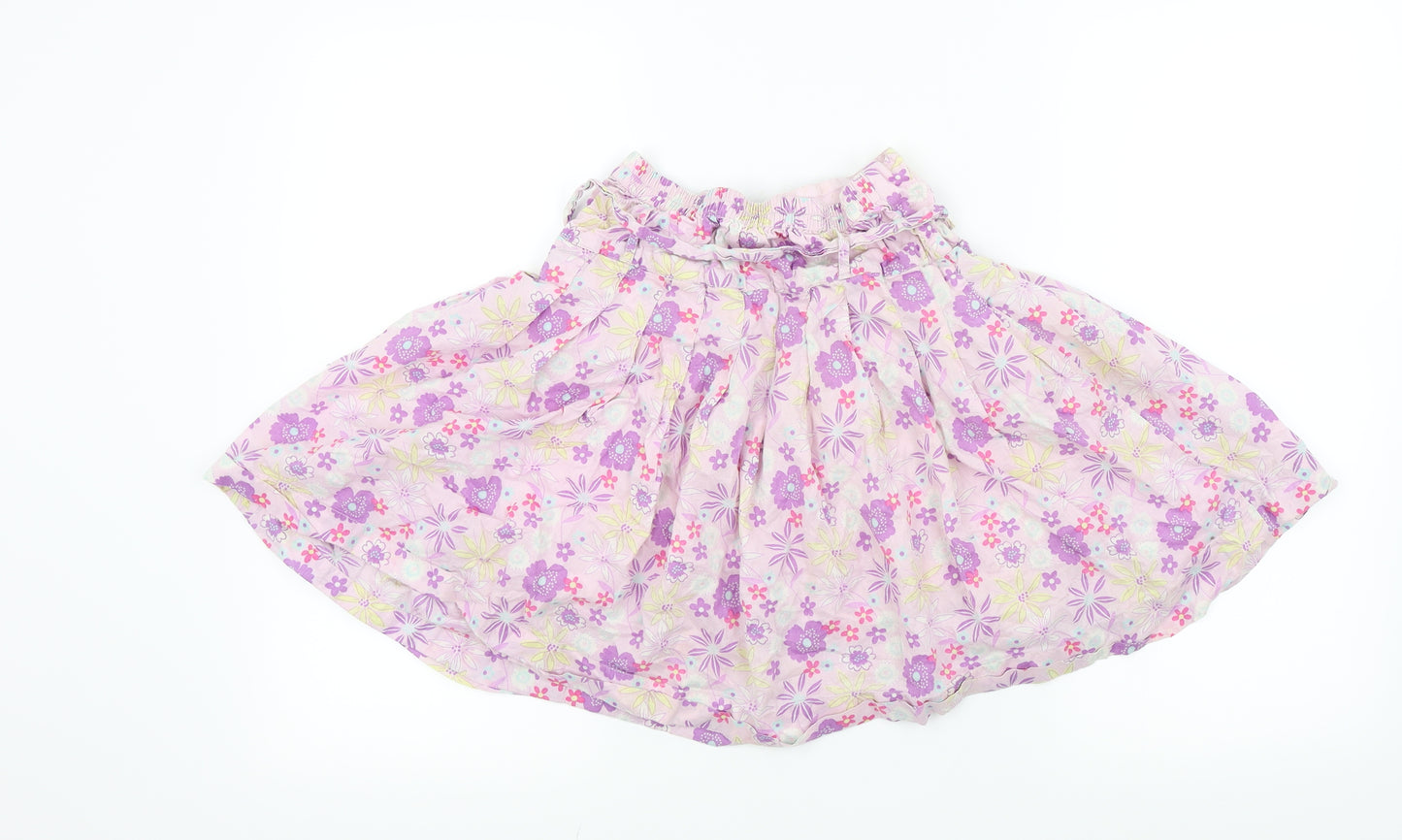 George Girls Multicoloured Floral  Flare Skirt Size 7 Years