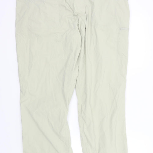 L.L.Bean Womens Beige   Cargo Trousers Size 20 in L30 in