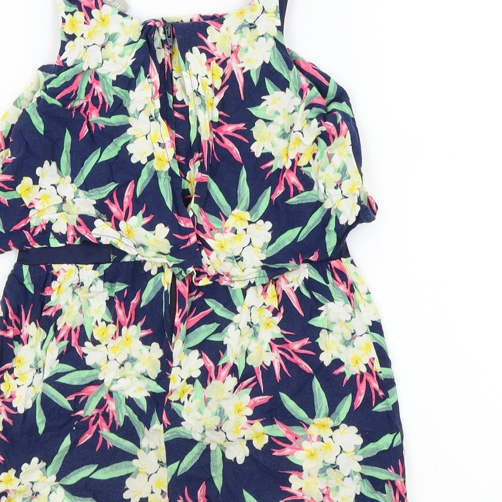 TU Girls Multicoloured Floral  Playsuit One-Piece Size 8 Years
