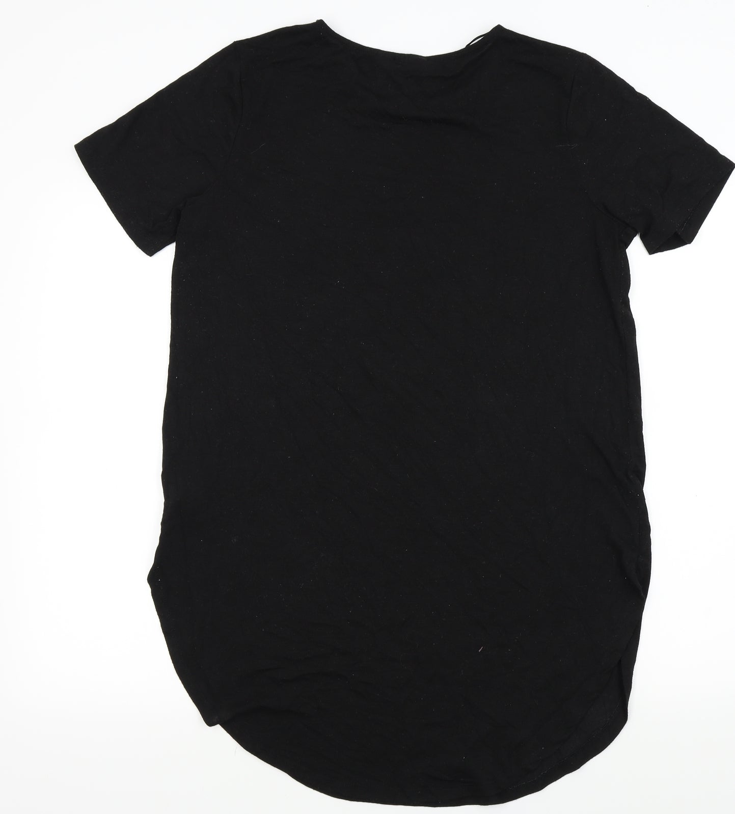Harry Potter Womens Black   Basic T-Shirt Size 16  - I would rather be at Hogwarts