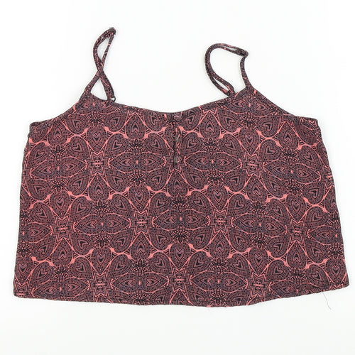 New Look Girls Pink Paisley  Basic T-Shirt Size 11 Years
