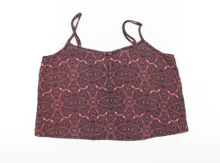New Look Girls Pink Paisley  Basic T-Shirt Size 11 Years