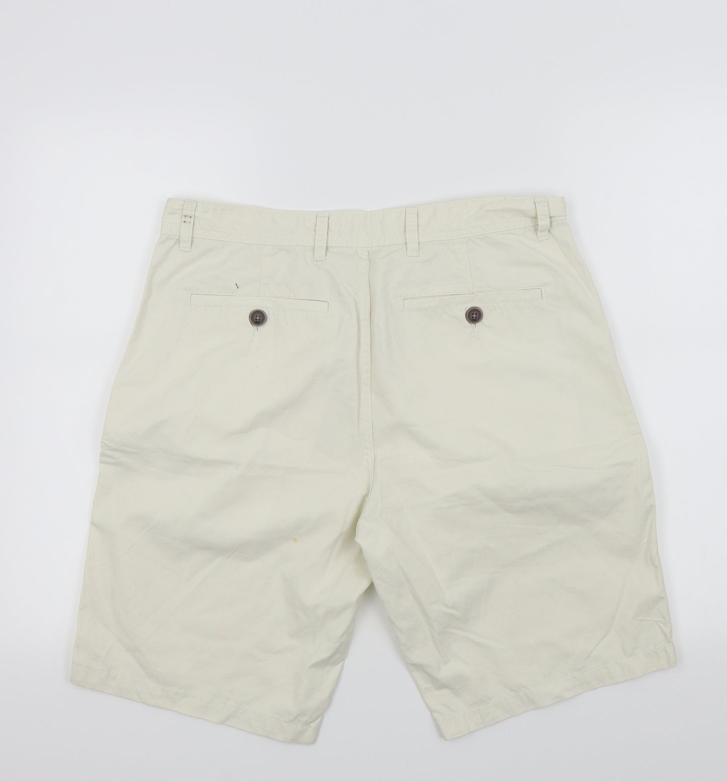 NEXT Mens White   Bermuda Shorts Size 34