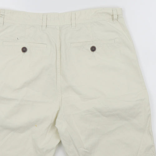 NEXT Mens White   Bermuda Shorts Size 34