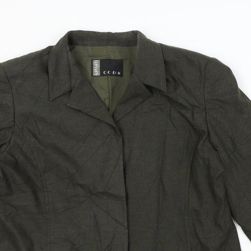 C.C.D.K Womens Green   Jacket  Size 16