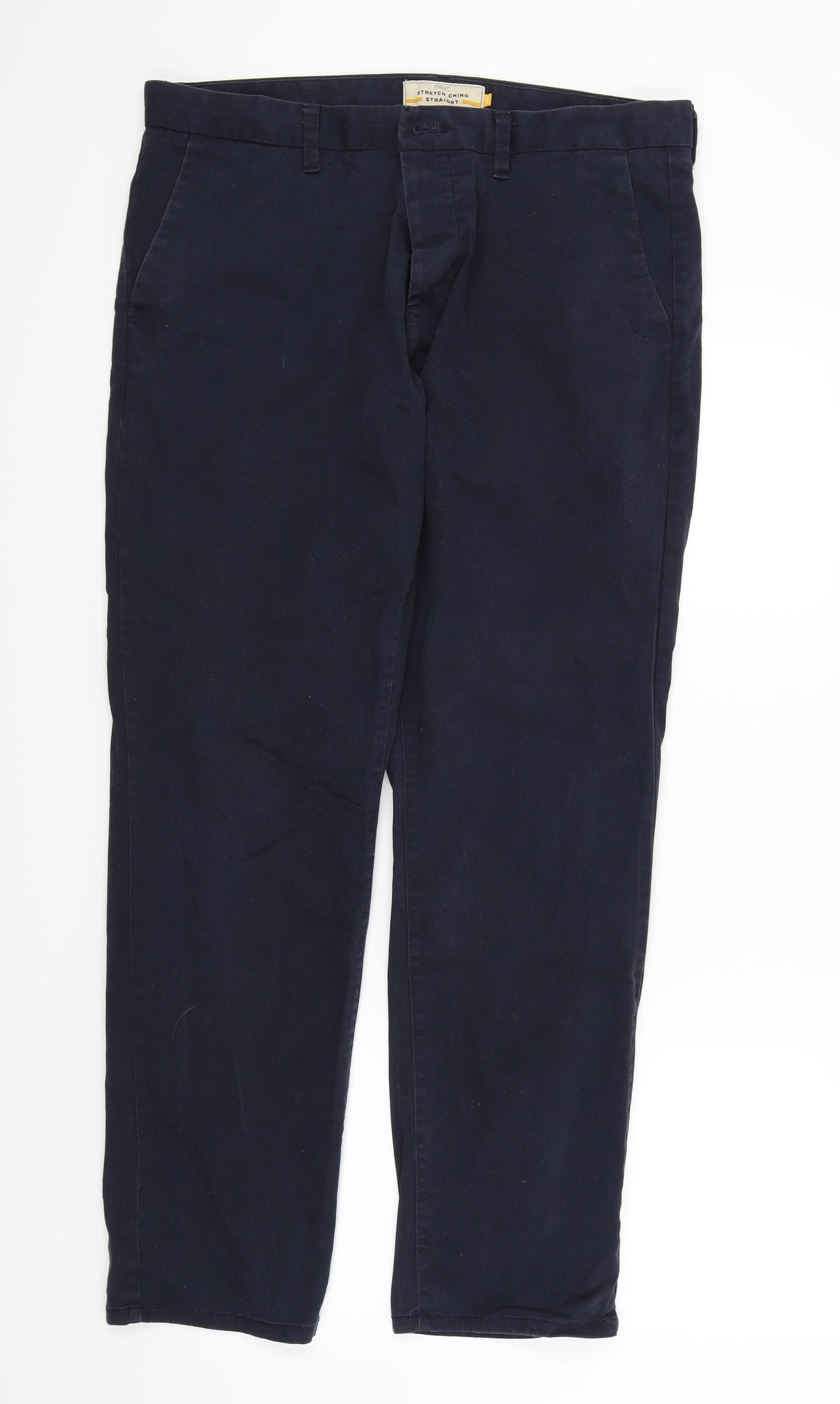 NEXT Mens Blue   Chino Trousers Size 36 L30 in