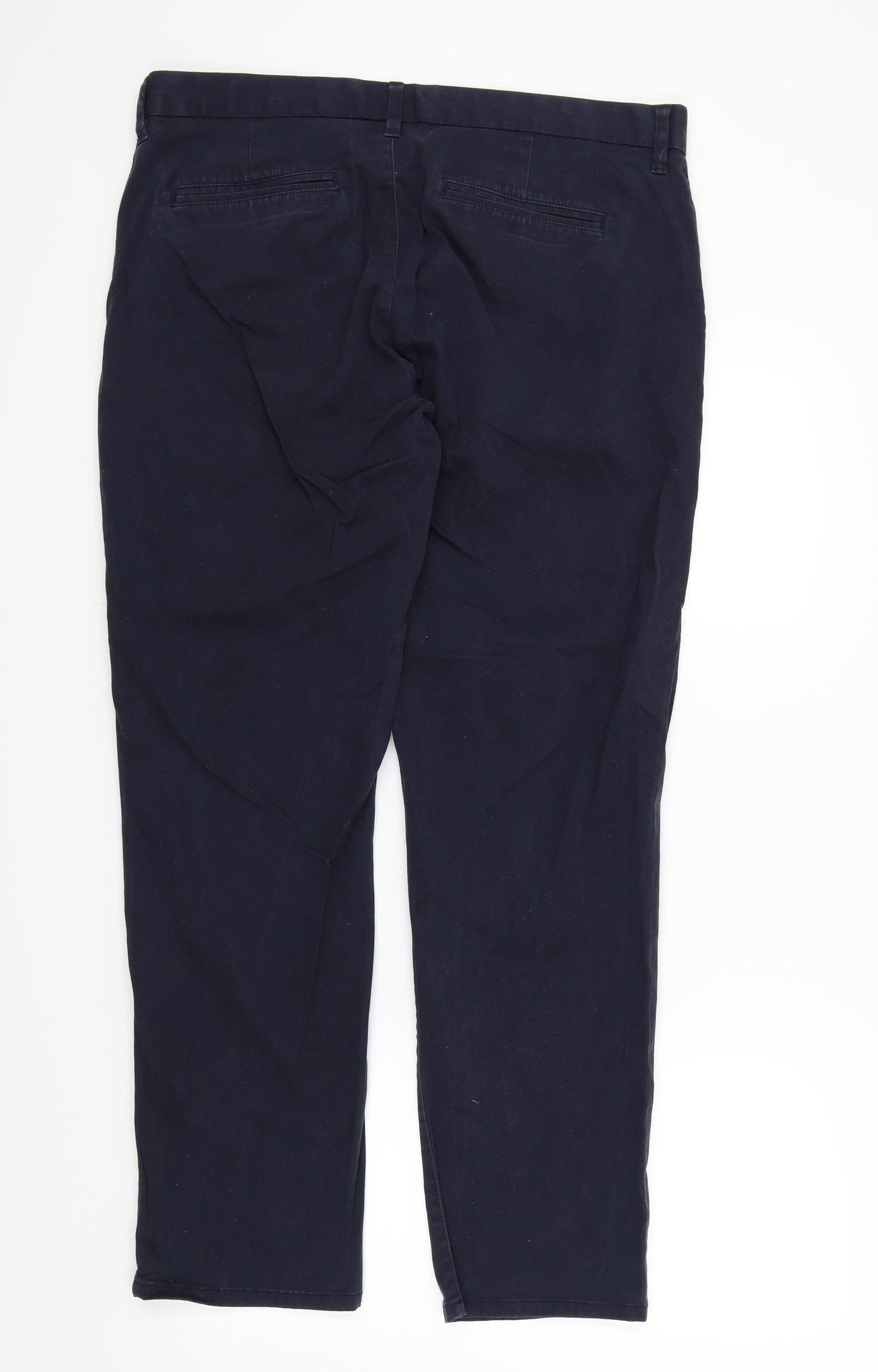 NEXT Mens Blue   Chino Trousers Size 36 L30 in