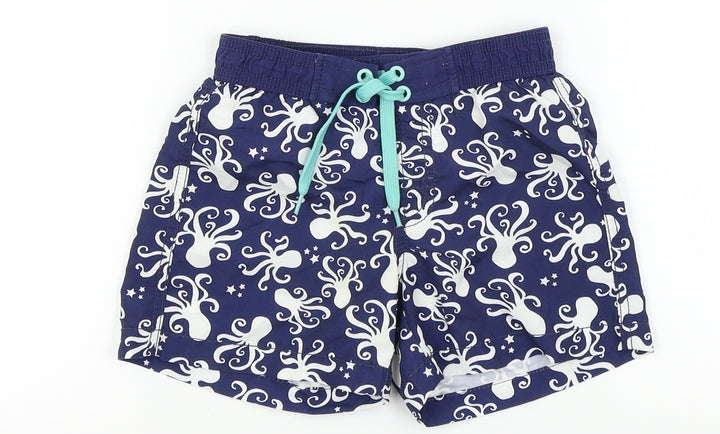 HEMA Boys Blue Colourblock Bermuda Shorts Size 2 Years