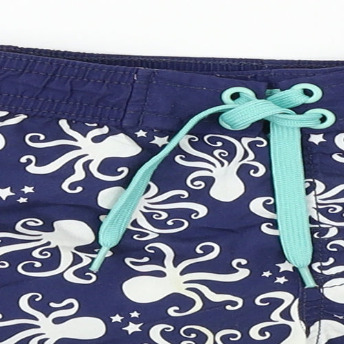 HEMA Boys Blue Colourblock  Bermuda Shorts Size 2 Years