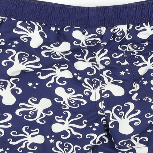 HEMA Boys Blue Colourblock  Bermuda Shorts Size 2 Years