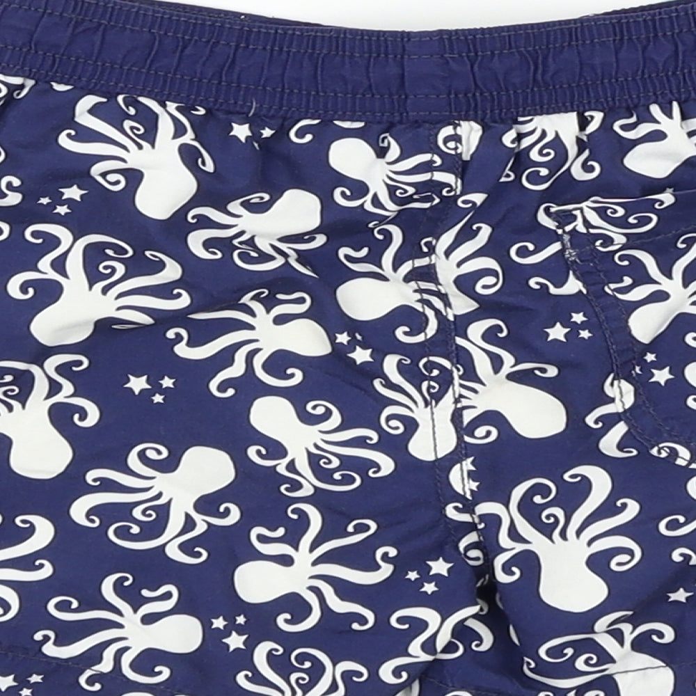 HEMA Boys Blue Colourblock  Bermuda Shorts Size 2 Years