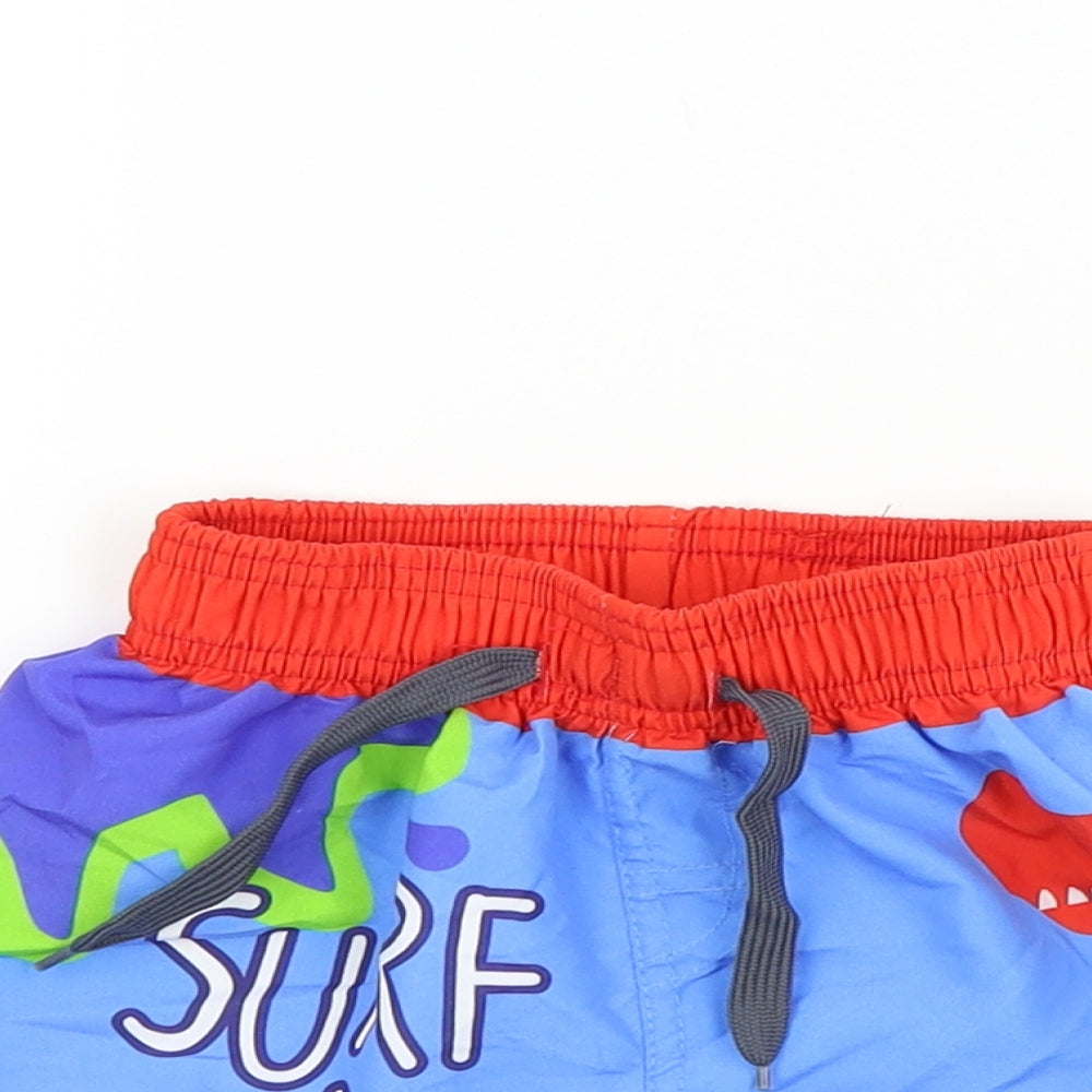 cool summer Boys Multicoloured Colourblock  Bermuda Shorts Size 2 Years - surf a saurus