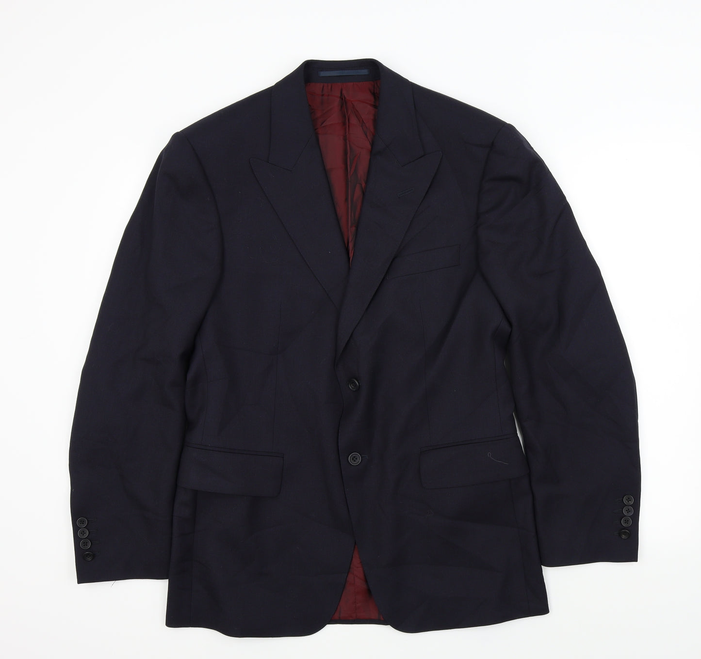 Preworn Mens Blue   Jacket Suit Jacket Size L