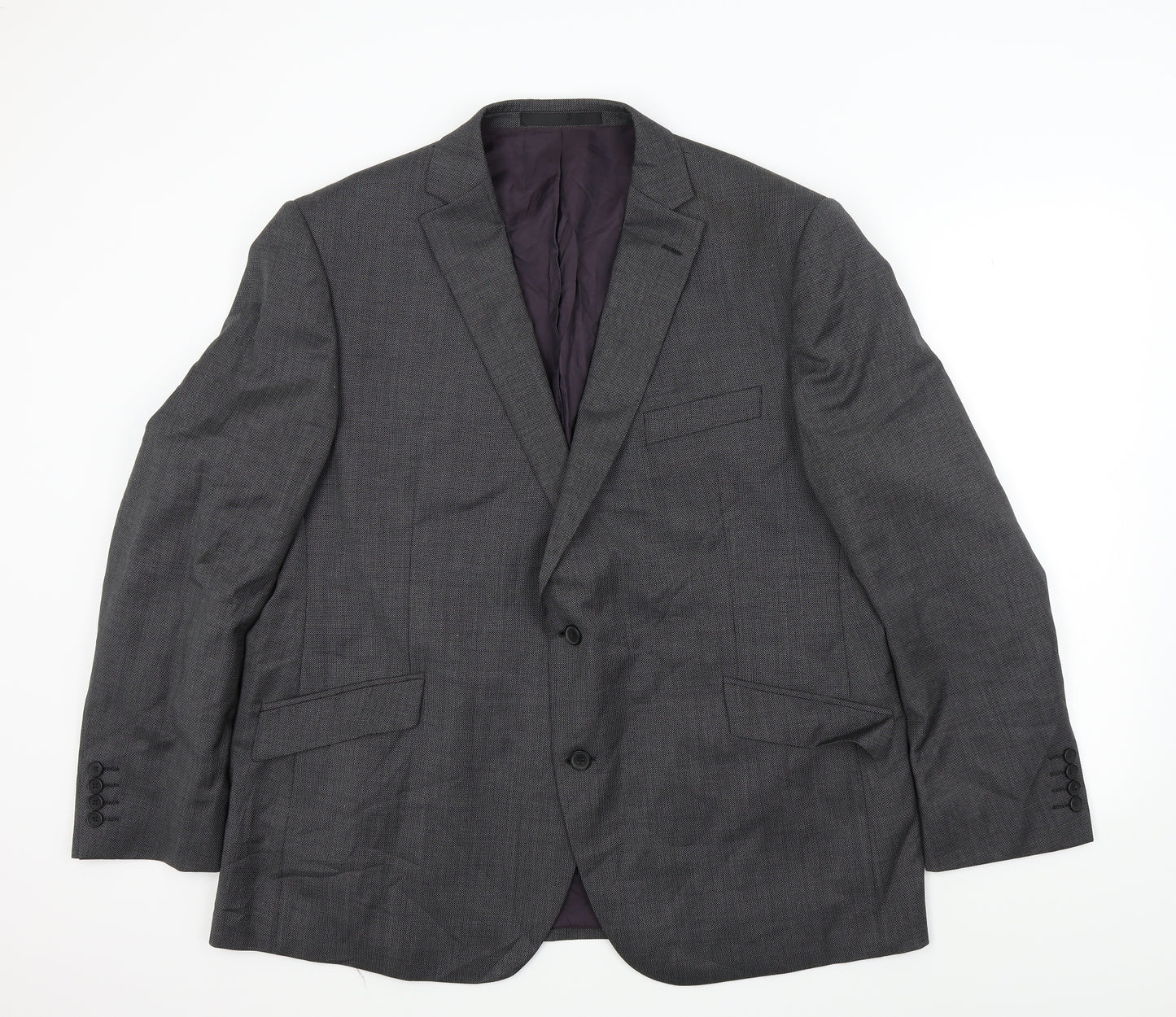M&S Mens Grey   Jacket Suit Jacket Size XL