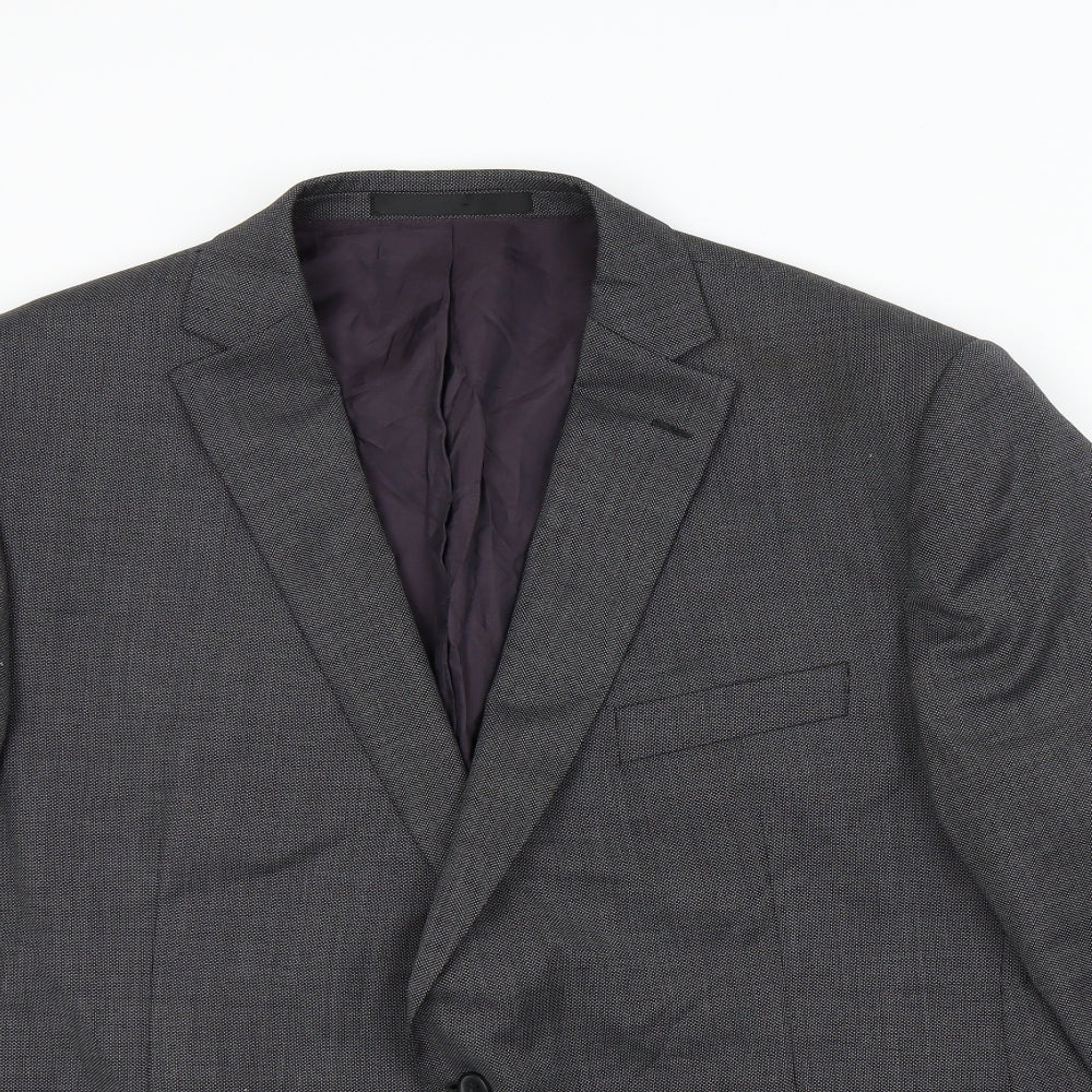 M&S Mens Grey   Jacket Suit Jacket Size XL